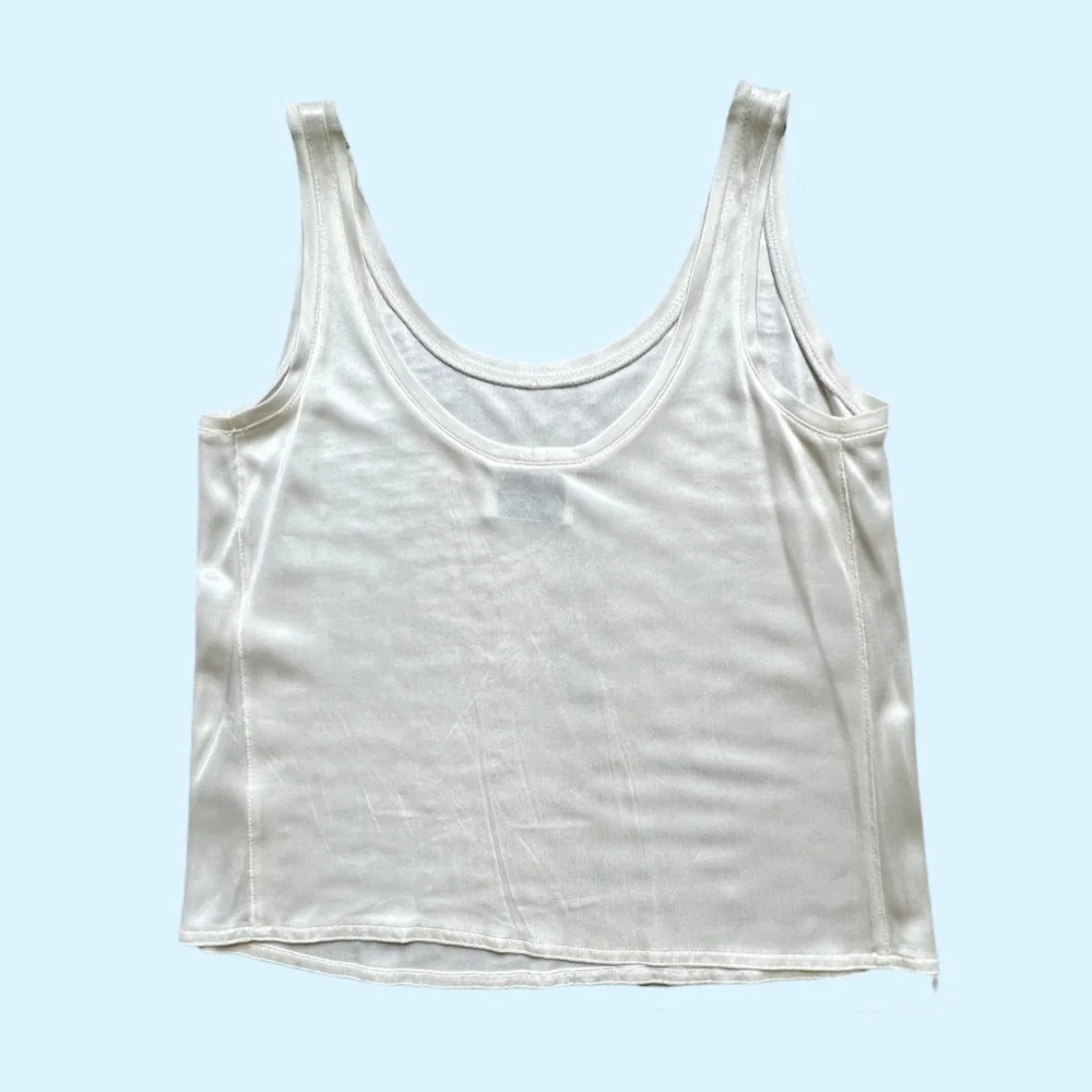 Christine Albers Tank Top Ivory Size Small - Picture 5 of 5
